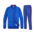 Aangepaste team training sportkleding dames mannen tracksuit set